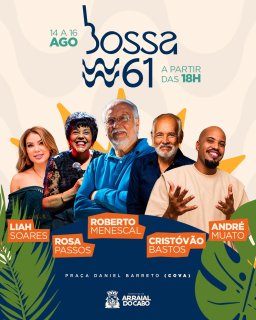 Bossa 61, em Arraial do Cabo, homenageia Roberto Menescal